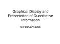 Graphical Display and Presentation of Quantitative Information PowerPoint PPT Presentation