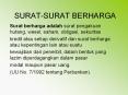 SURAT-SURAT BERHARGA PowerPoint PPT Presentation