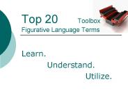 Top 20      Toolbox      Figurative Language Terms