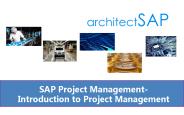 SAP Project Management-Introduction to Project Management