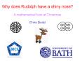 Why does Rudolph have a shiny nose? PowerPoint PPT Presentation