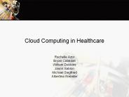Cloud Computing in Healthcare