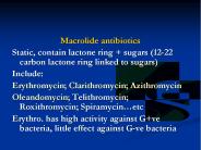 Macrolide antibiotics