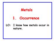 Metals