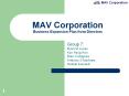 MAV Corporation Business Expansion Plan from Directors PowerPoint PPT Presentation