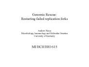Genomic Rescue: