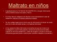 Maltrato en ni PowerPoint PPT Presentation