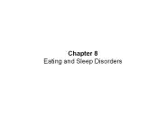 Chapter 8  Eating and Sleep Disorders