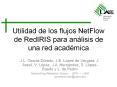 Utilidad de los flujos NetFlow de RedIRIS para an PowerPoint PPT Presentation