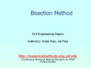 Bisection Method