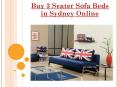 Buy 3 Seater Sofa Beds in Sydney Online