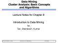 Data Mining Cluster Analysis: Basic Concepts and Algorithms PowerPoint PPT Presentation