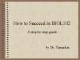 How to Succeed in BIOL102 PowerPoint PPT Presentation