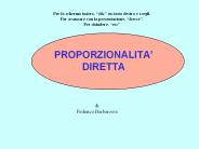 PROPORZIONALITA