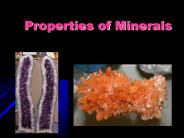 Properties of Minerals