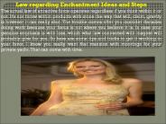 Law regarding Enchantment Ideas and Steps