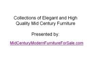Best Mid Century Modern Furniture
