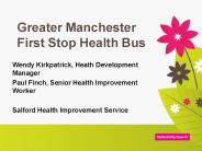 Greater Manchester First Stop Health Bus