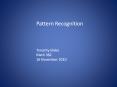 Pattern Recognition PowerPoint PPT Presentation