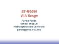 EE 466/586 VLSI Design PowerPoint PPT Presentation