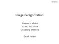 Image Categorization PowerPoint PPT Presentation