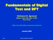Fundamentals of Digital Test and DFT