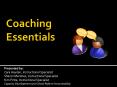 Coaching Essentials PowerPoint PPT Presentation