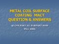 METAL COIL SURFACE COATING MACT QUESTION PowerPoint PPT Presentation