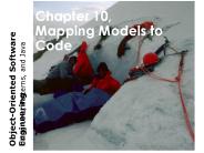 Chapter 10, Mapping Models to Code