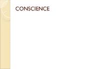CONSCIENCE