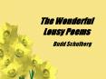 The Wonderful Lousy Poems PowerPoint PPT Presentation