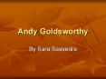 Andy Goldsworthy PowerPoint PPT Presentation