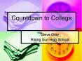 Countdown to College PowerPoint PPT Presentation