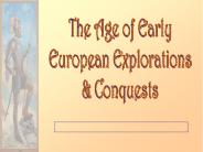 Age of Early European Explorations