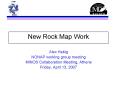 New Rock Map Work PowerPoint PPT Presentation