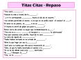 Titas Citas - Repaso PowerPoint PPT Presentation