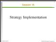 Strategy Implementation PowerPoint PPT Presentation