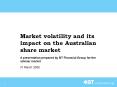 Market volatility and its impact on the Australian share market PowerPoint PPT Presentation