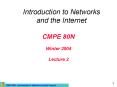 CMPE 80N  Winter 2004 Lecture 2 PowerPoint PPT Presentation