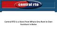 Central RTO is a Store from Where One Rent to Own Furniture in Boise PowerPoint PPT Presentation