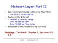 Network Layer: Part II PowerPoint PPT Presentation