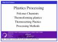 Plastics Processing PowerPoint PPT Presentation