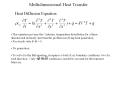 Multidimensional Heat Transfer PowerPoint PPT Presentation