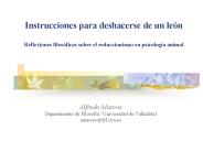Instrucciones para deshacerse de un le