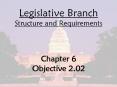Legislative Branch Structure and Requirements PowerPoint PPT Presentation