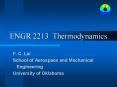 ENGR 2213 Thermodynamics PowerPoint PPT Presentation