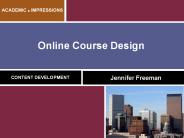 Online Course Design