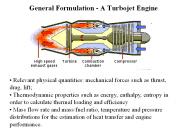 General Formulation - A Turbojet Engine