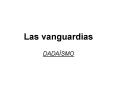 Las vanguardias PowerPoint PPT Presentation