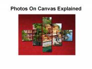 Canvas Prints and Photos on Canvas